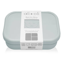 Load image into Gallery viewer, Ali+Oli Leakproof Silicone Bento Box (Blue) Back to School
