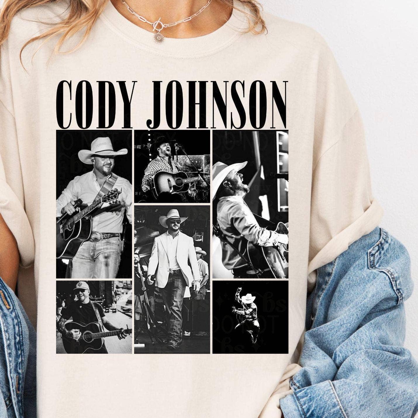 Cody Johnson Country Music Nashville Western Tee Shirt: T-shirt / Pepper / M