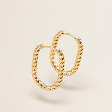Load image into Gallery viewer, 14K Gold Dipped Hoops
