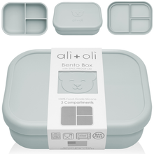 Load image into Gallery viewer, Ali+Oli Leakproof Silicone Bento Box (Blue) Back to School
