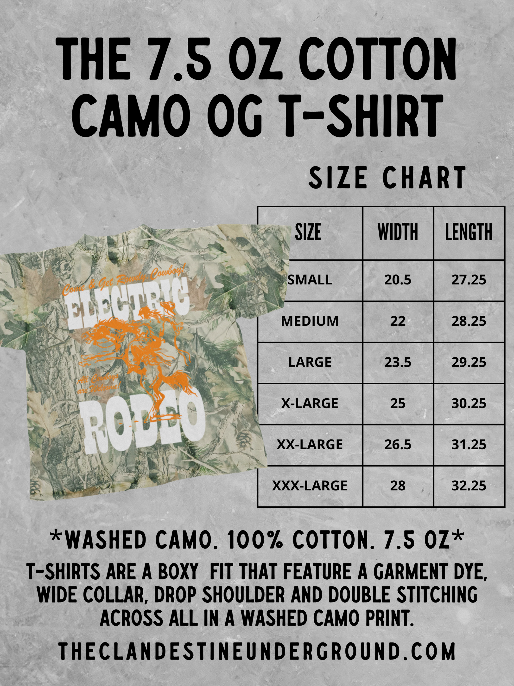 American Sweetheart Camo TShirt- Large