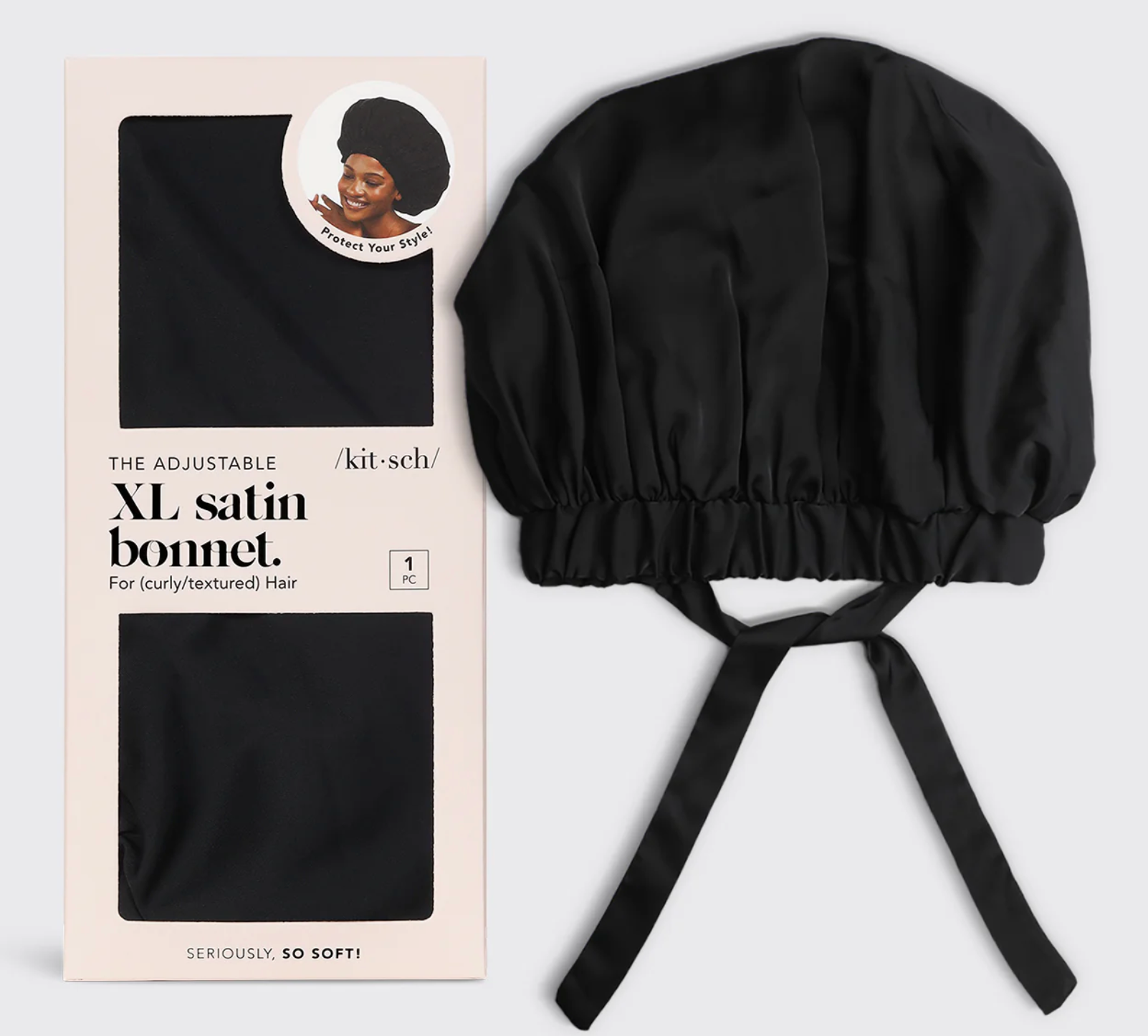 Adjustable Oversized Satin Bonnet
