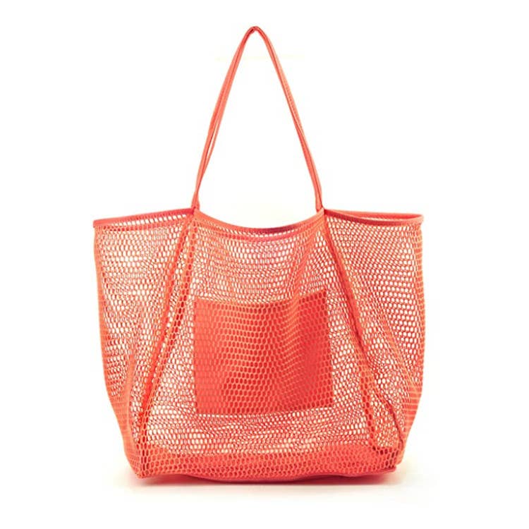 Mesh Beach Sandproof Waterproof Tote