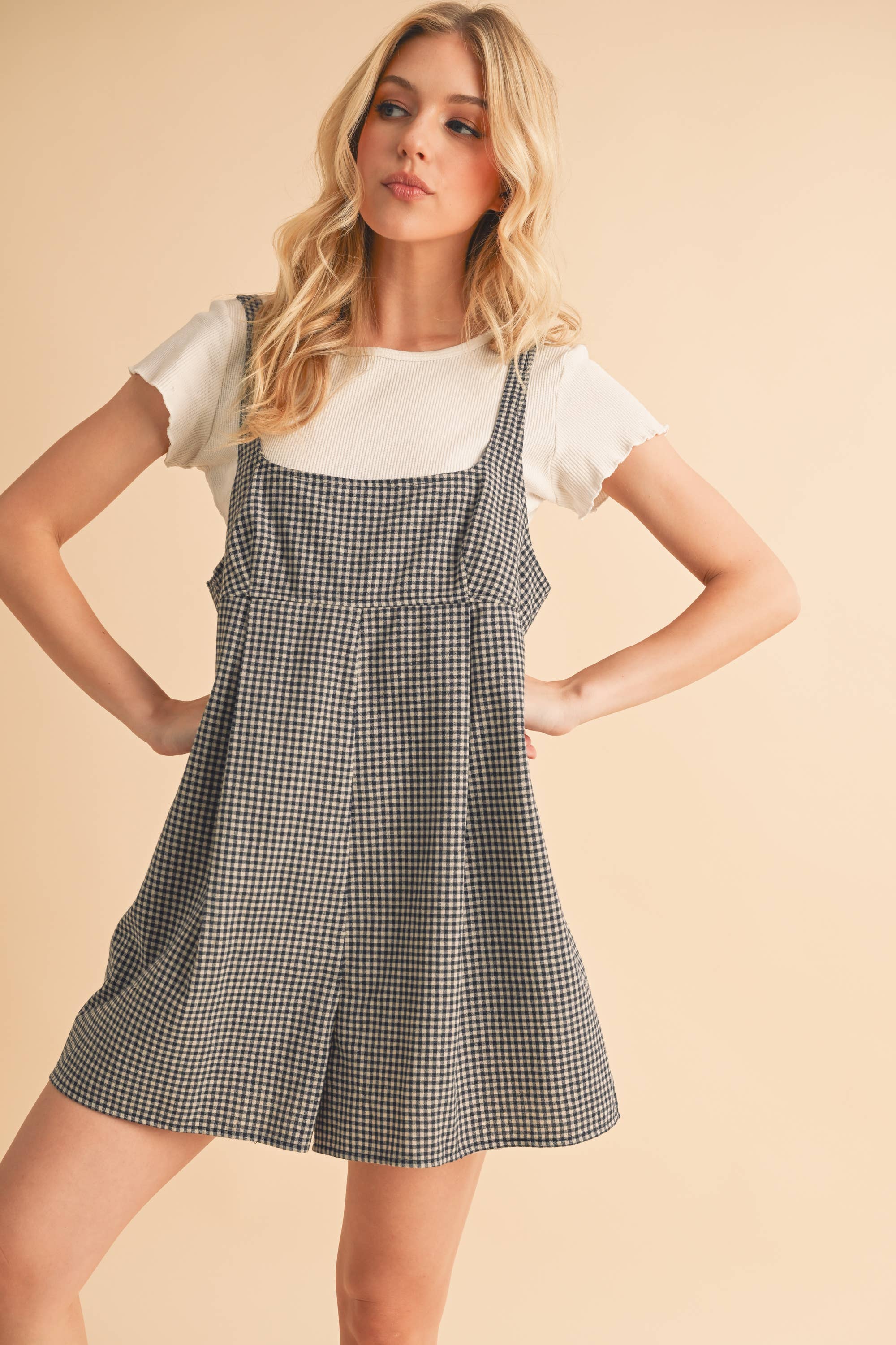 Short Romper: Navy