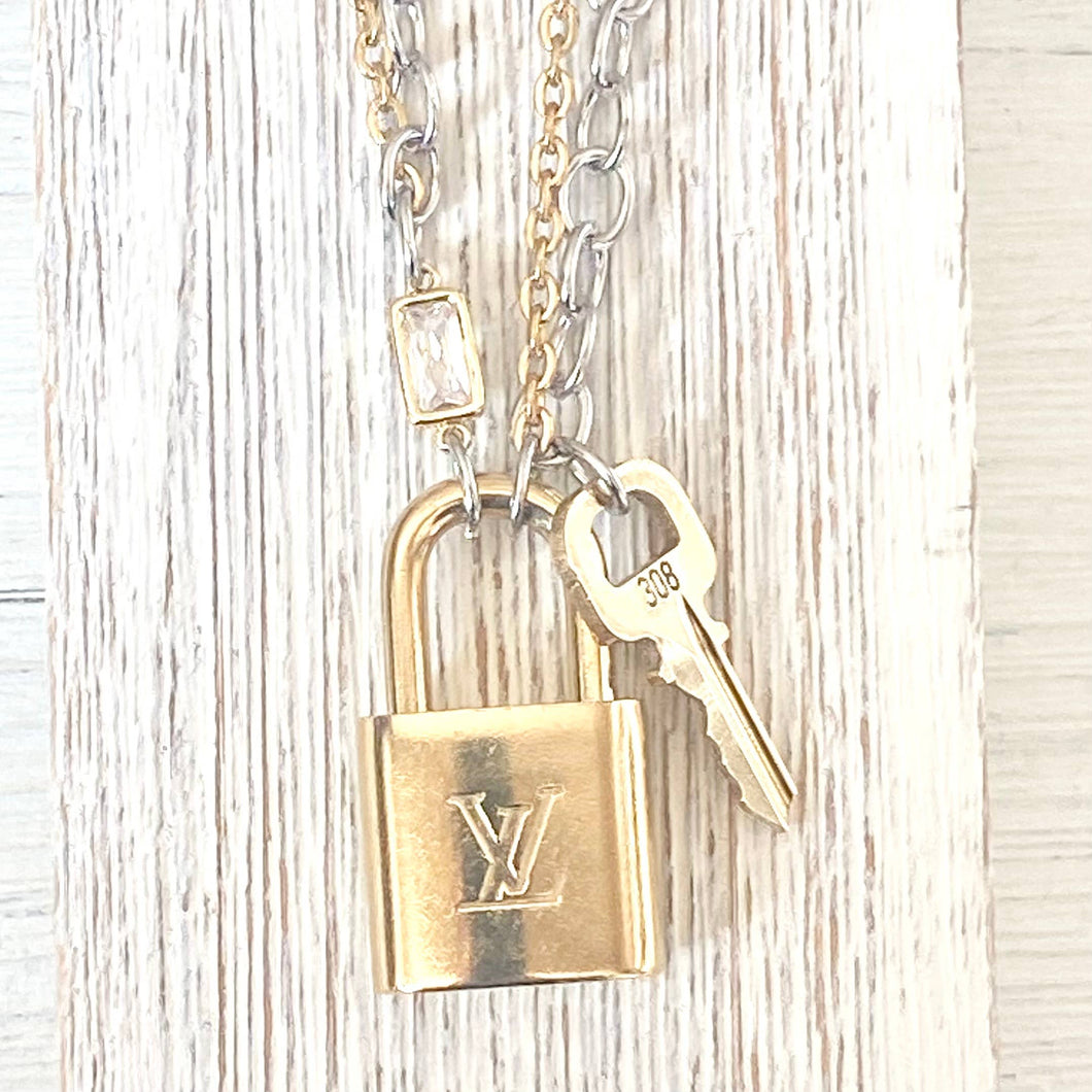Louis Vuitton Lock Necklace