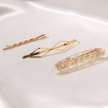 Load image into Gallery viewer, Acetate Assorted Hair Pin Set: IVORY
