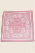 Light Paisley Square Bandana Scarf