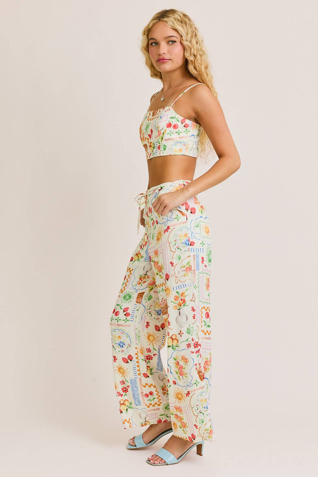 Summer Mirco Cropped Set