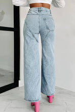 Load image into Gallery viewer, Rhinestone Wide Leg Jean
