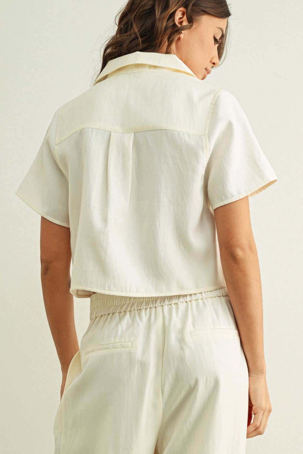 Cropped Button Down
