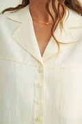Cropped Button Down