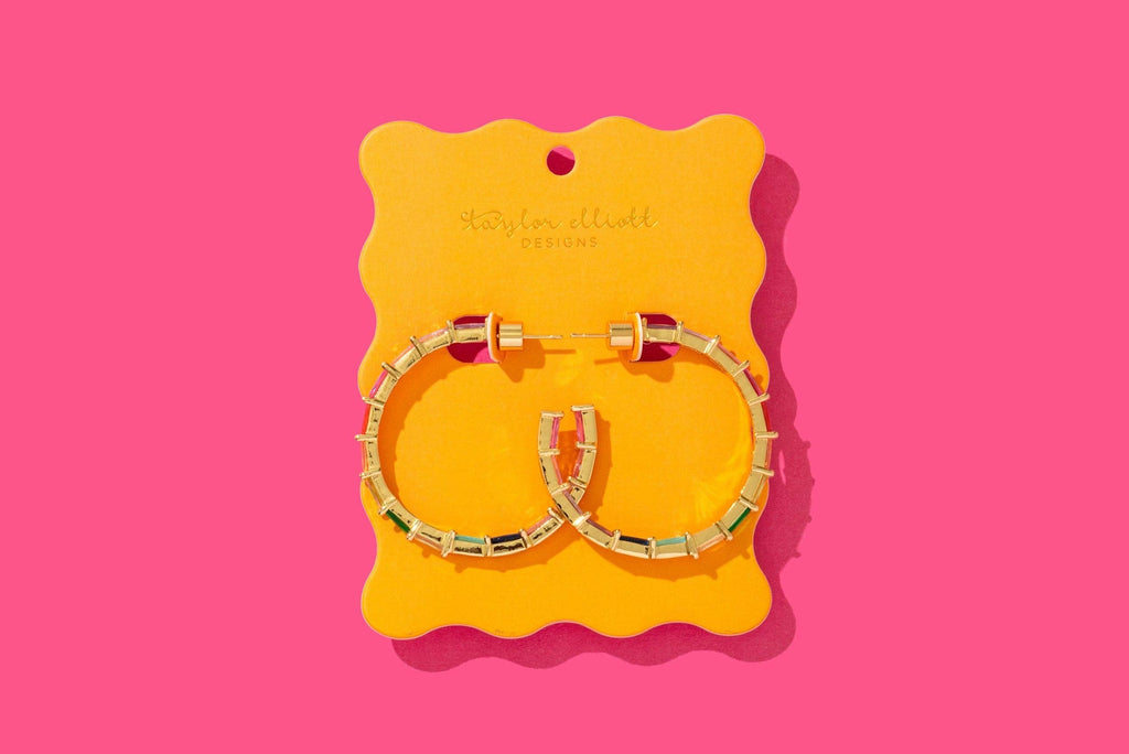 Colorful Hoop Earrings