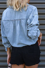 Load image into Gallery viewer, Denim Crop Top
