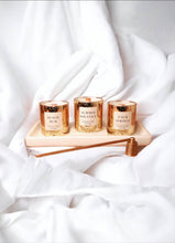 Load image into Gallery viewer, Palm Springs - Strawberry Lemon Ice 10 oz Gold Glass Candle
