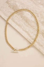 Load image into Gallery viewer, All About That Chain Crystal and 18k Gold Plated Necklace: 18K Gold Plated / One Size
