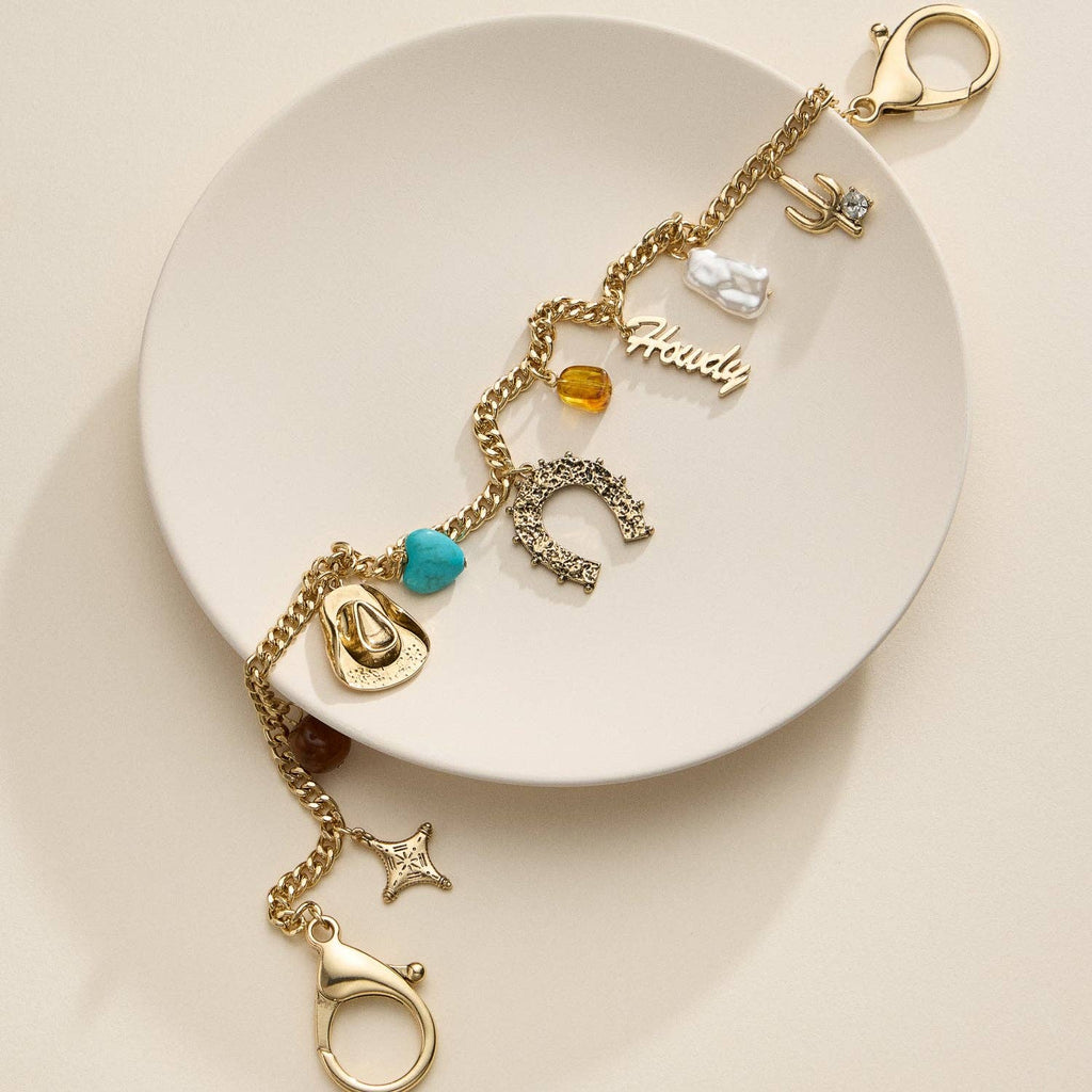 Western Bag Charm