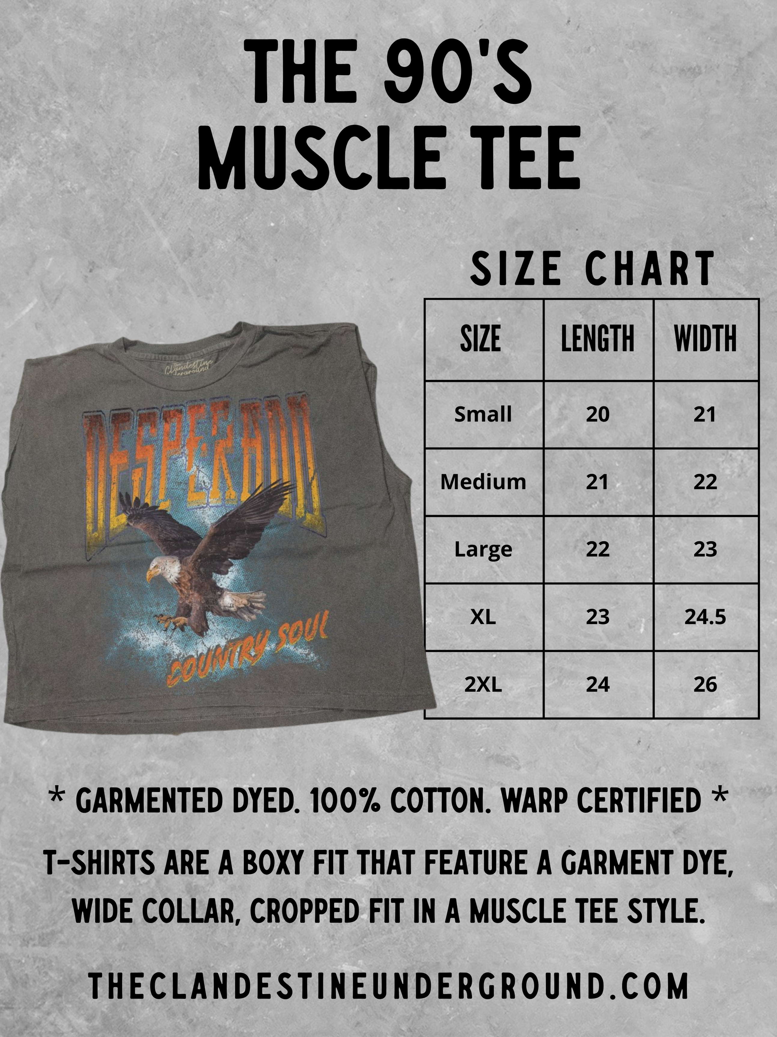 Howdy  Boxy Cropped Muscle Tank