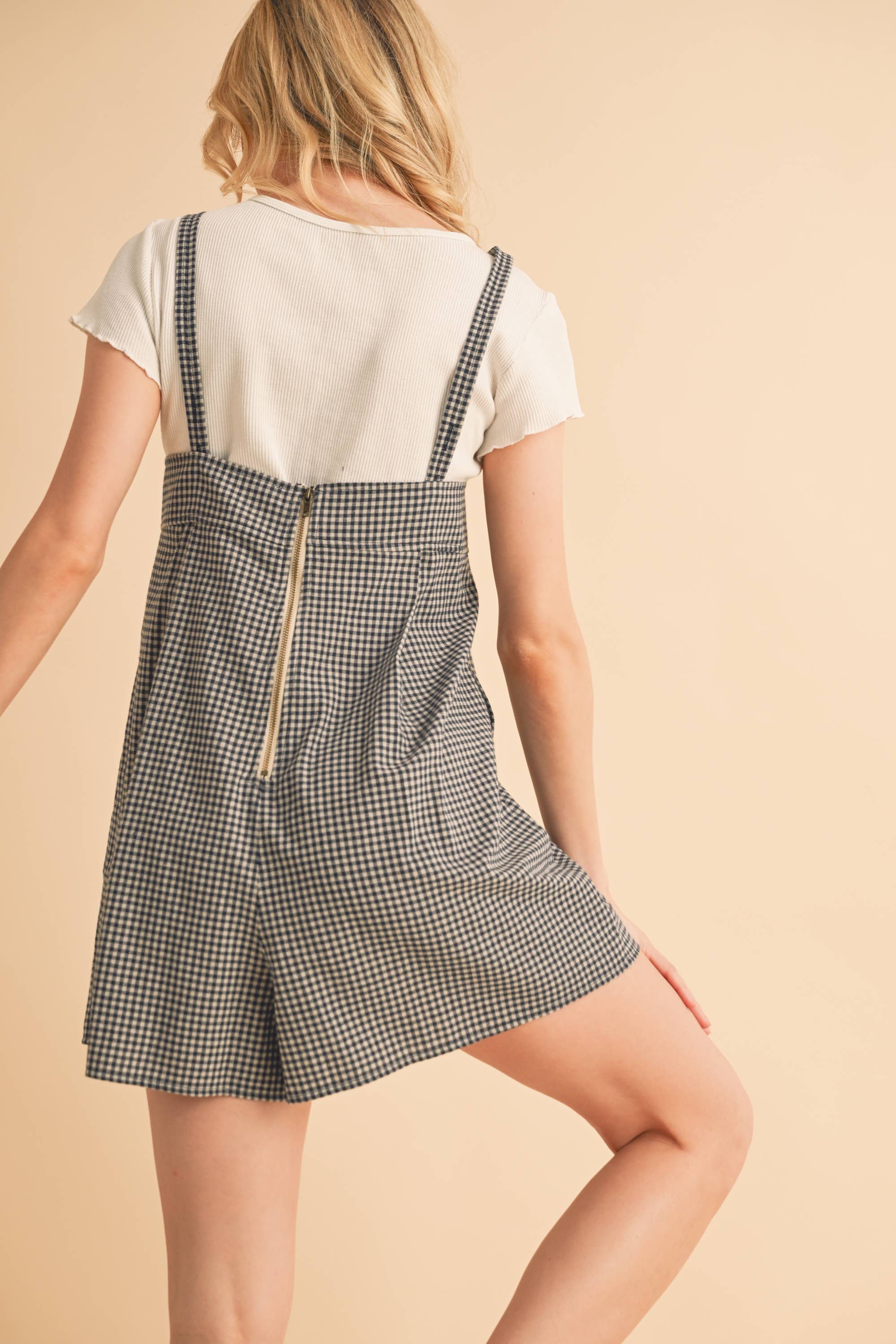 Short Romper: Navy