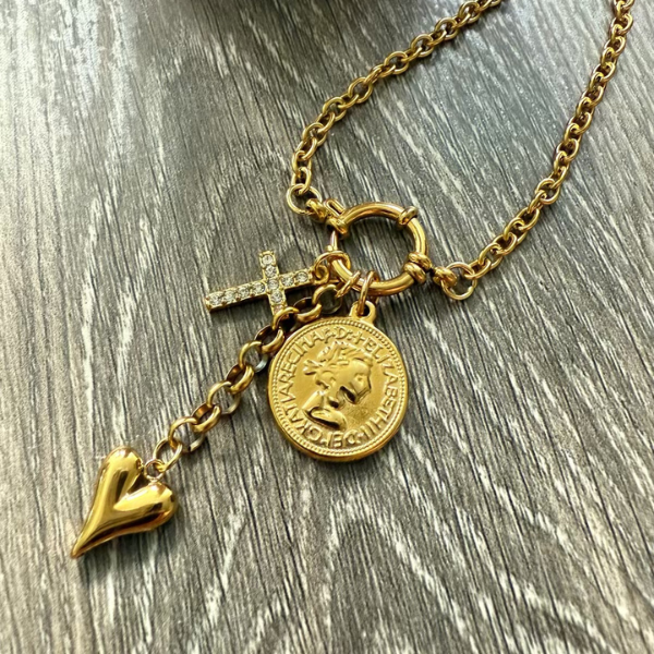 Faith & Fortune Charm Chain