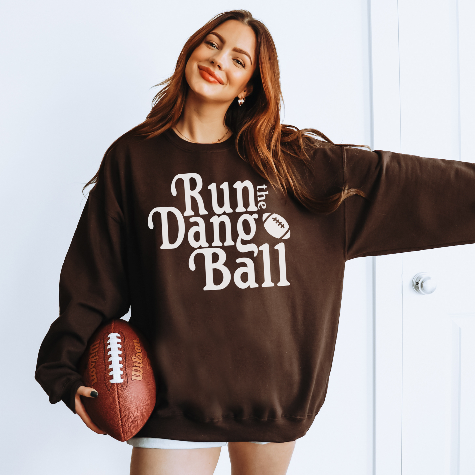 Run The Dang Ball Sweatshirt: Navy / M
