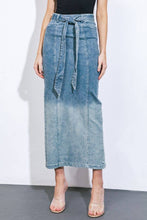 Load image into Gallery viewer, Denim Midi Skirt
