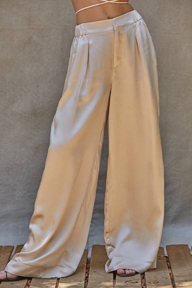 STUNNER SATIN PANTS