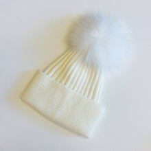 Load image into Gallery viewer, Fur Luxe Beanie: Snow White
