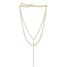 Load image into Gallery viewer, Ellie Vail - Camilla Lariat Chain Necklace: Yellow Gold
